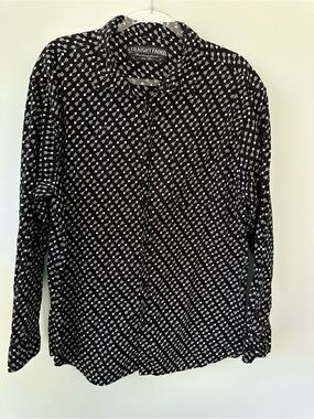 Straight Faded Arrow Print Shirt L
